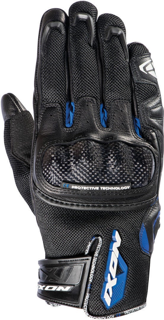 Ixon Rs Rise Air Handsker sort/blå M Figur 1