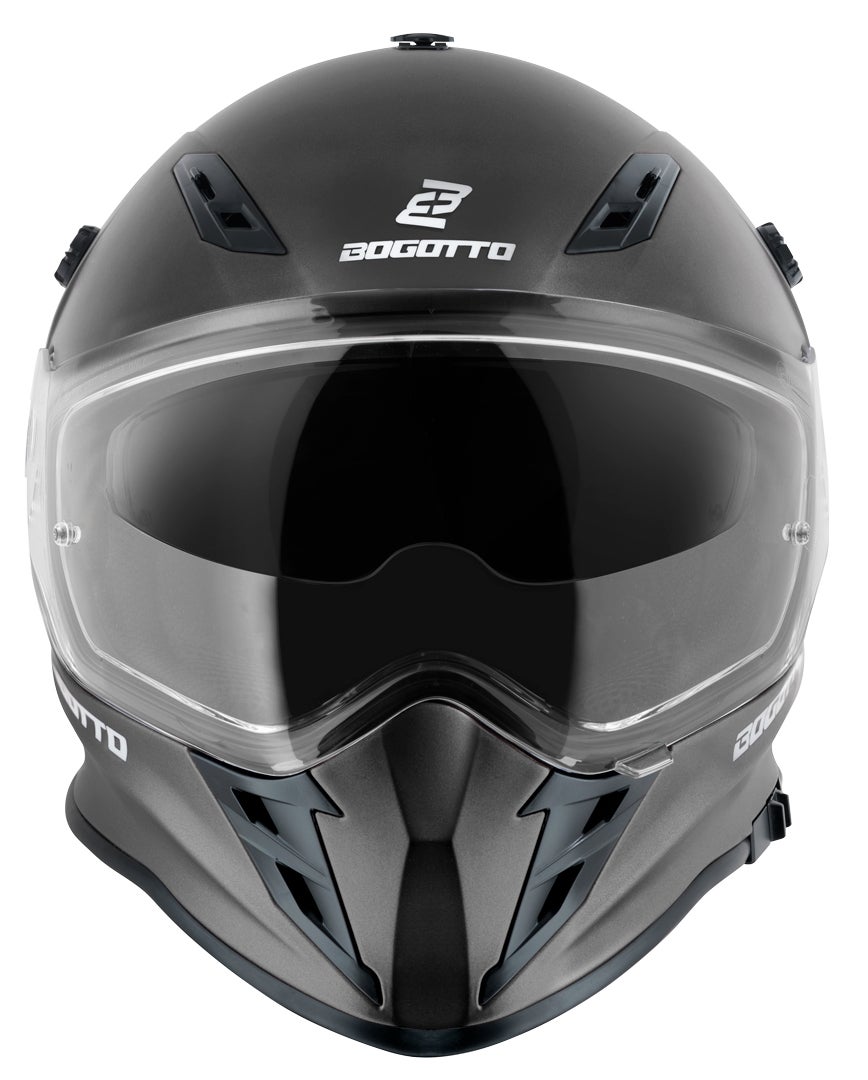 Bogotto V331 Enduro casco nero opaco M Figura 8