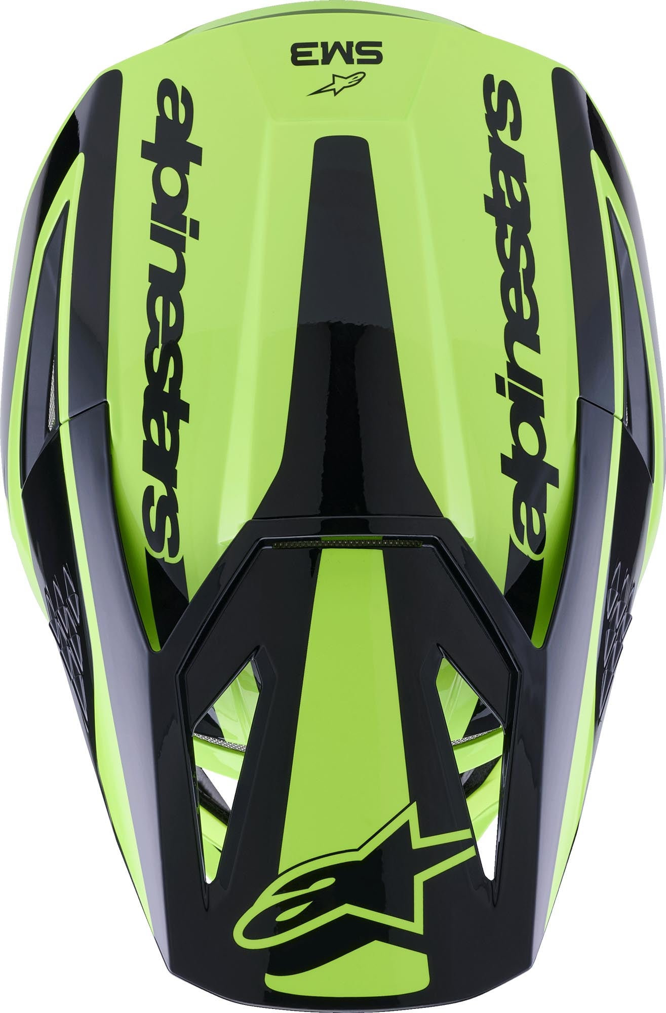 Alpinestars S-M3 Heat Casco da motocross giallo/nero S (55/56) Figura 3