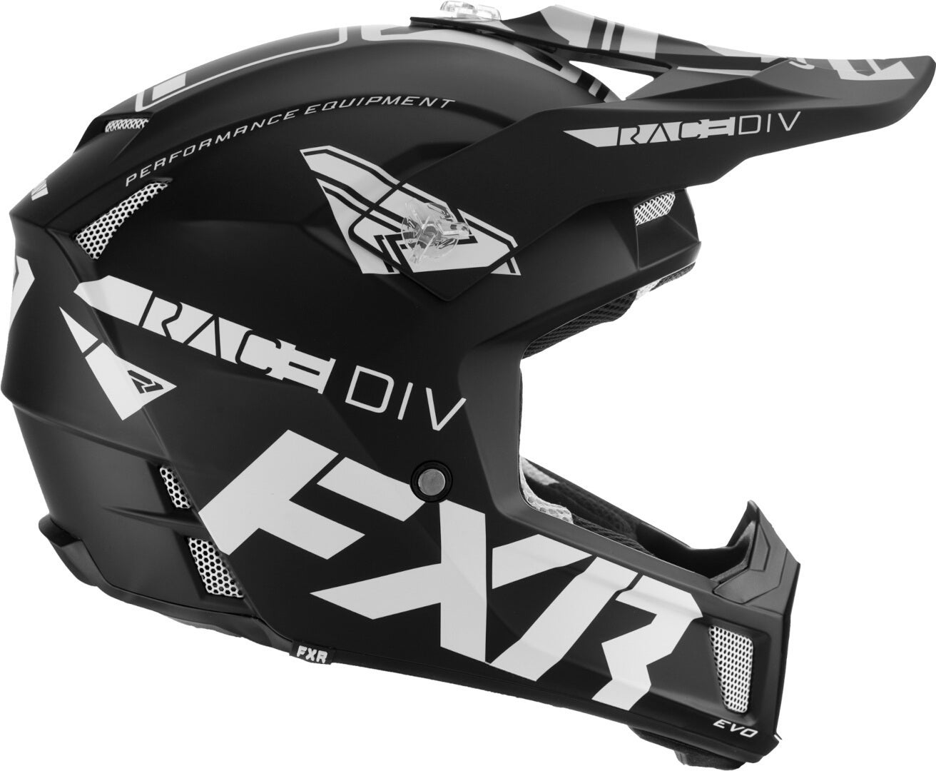 FXR Clutch Evo 2023 Snowmobile Helmet black/white M (57/58) Figure 4