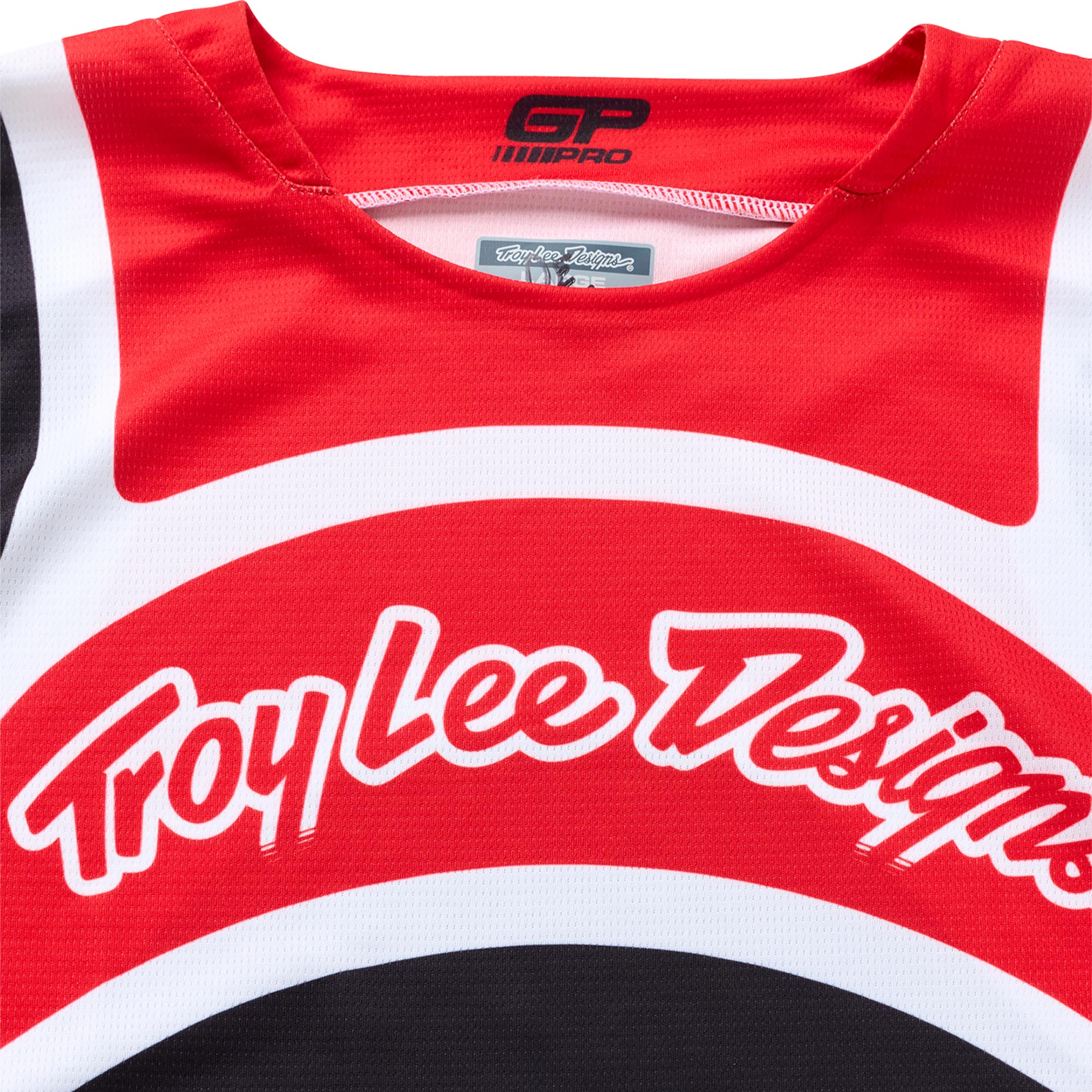 Troy Lee Designs GP Pro Swerve Motocrosstrøje sort/rød L Figur 3
