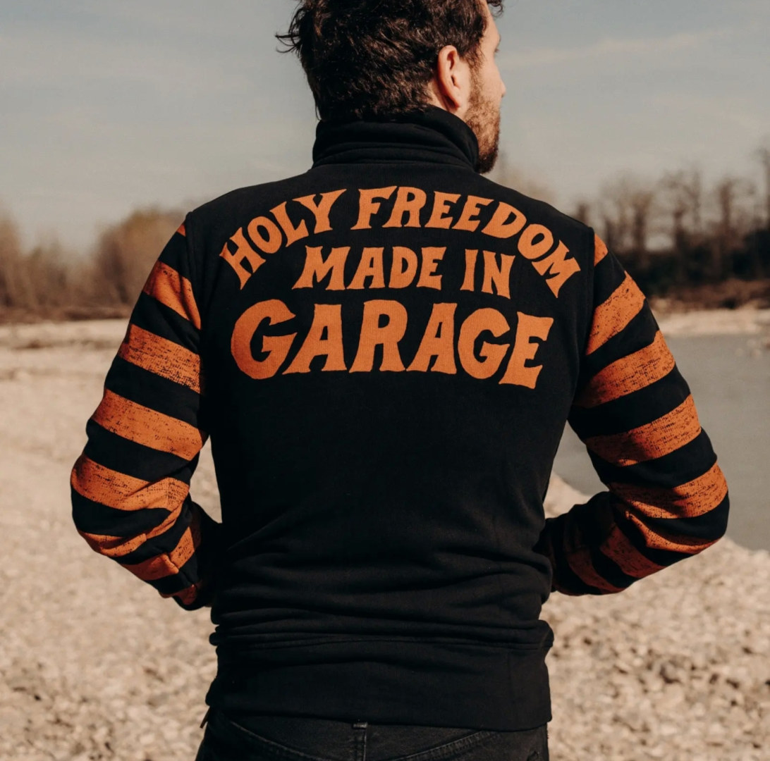 HolyFreedom Garage Sweatshirt med lynlås S Figur 2