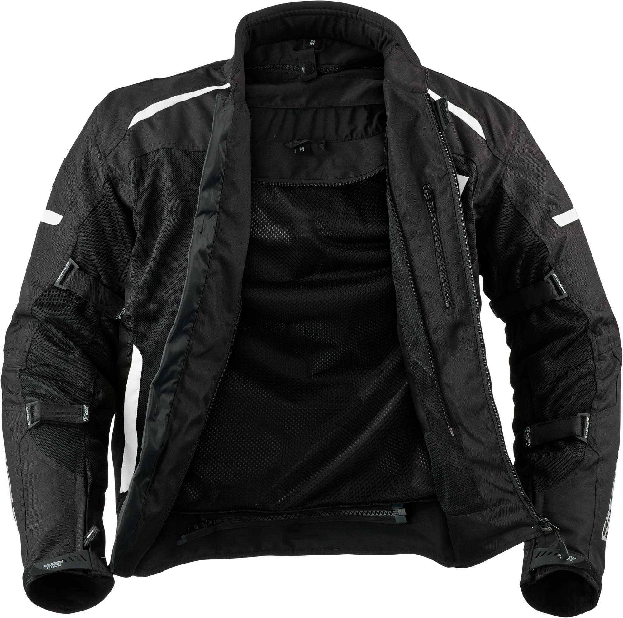 Side view of MUGENRACE Fuggire-A Motorcycle Textile Jacket