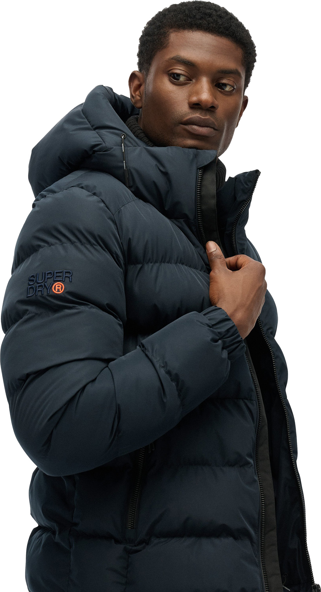Superdry & Co Sport Puffer Jacket navy blue M Figure 2