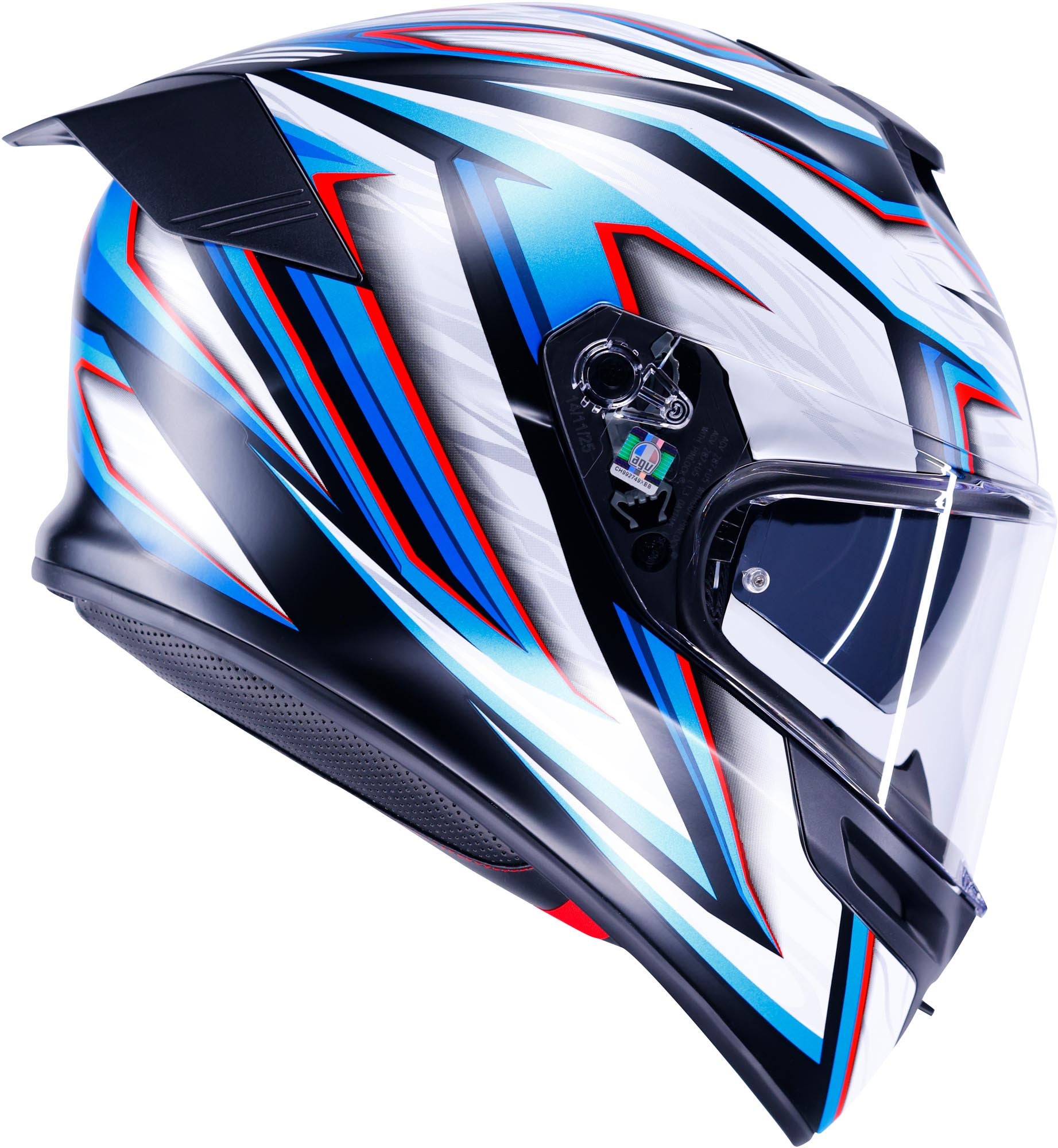 AGV K5 Zenithar Cască Negru/Alb/Albastru M (57/58) Figura 3