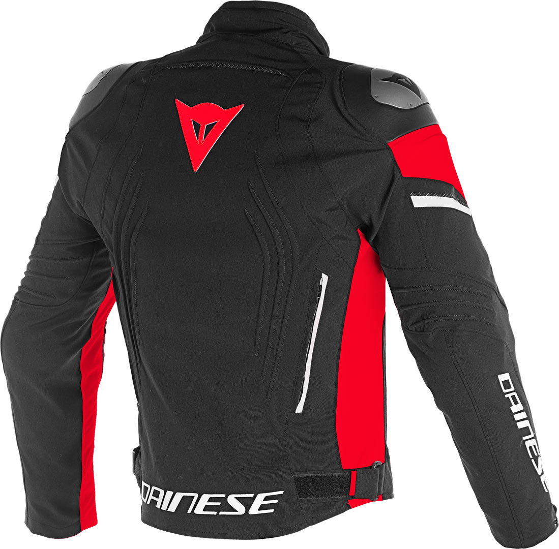 Dainese Racing 3 D-Dry 2.0 Motorfiets Textieljas Zwart/Rood 60 Figuur 2
