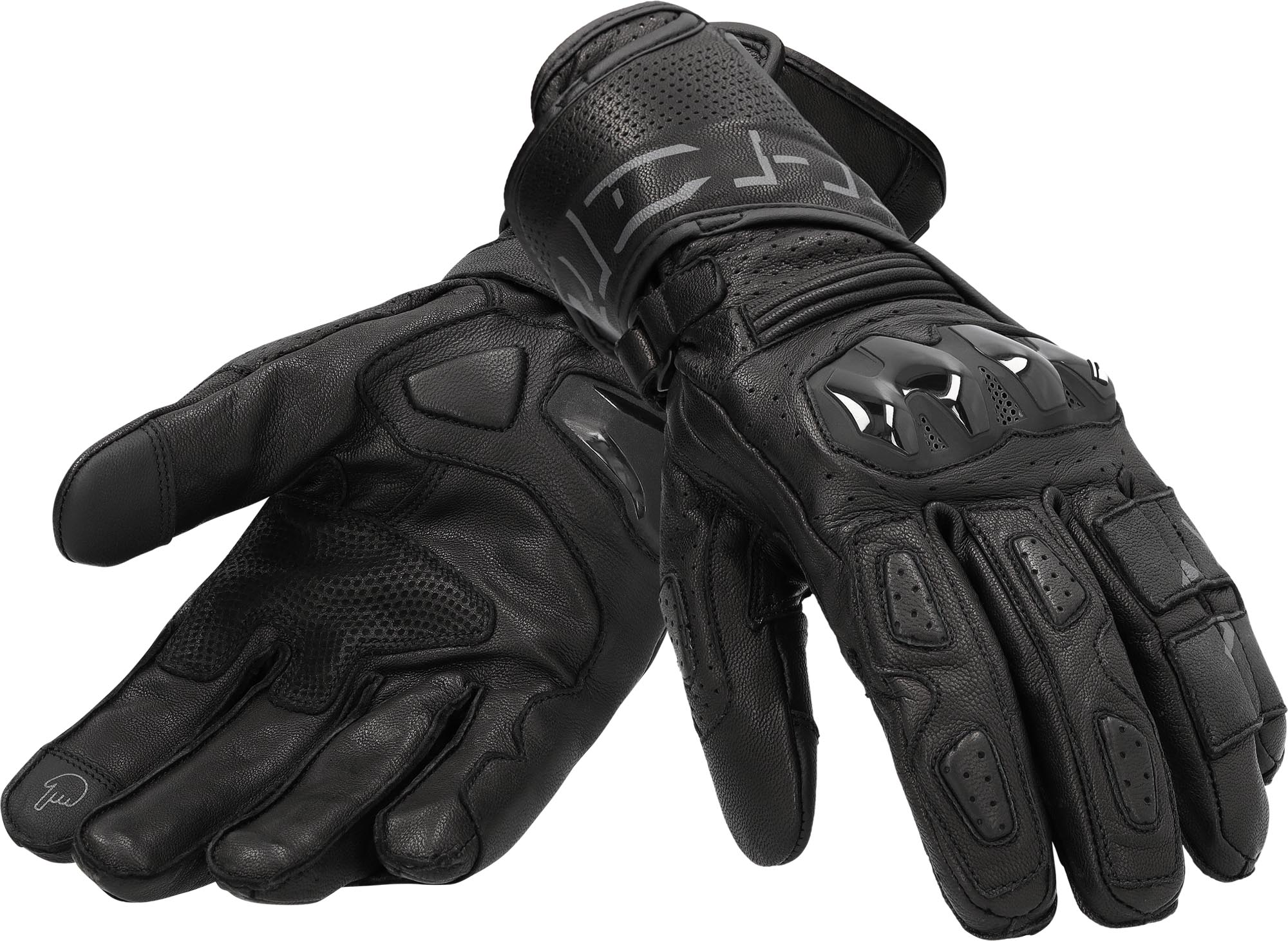 Richa RS-86 Motorcykelhandsker Sort 3XL Figur 3