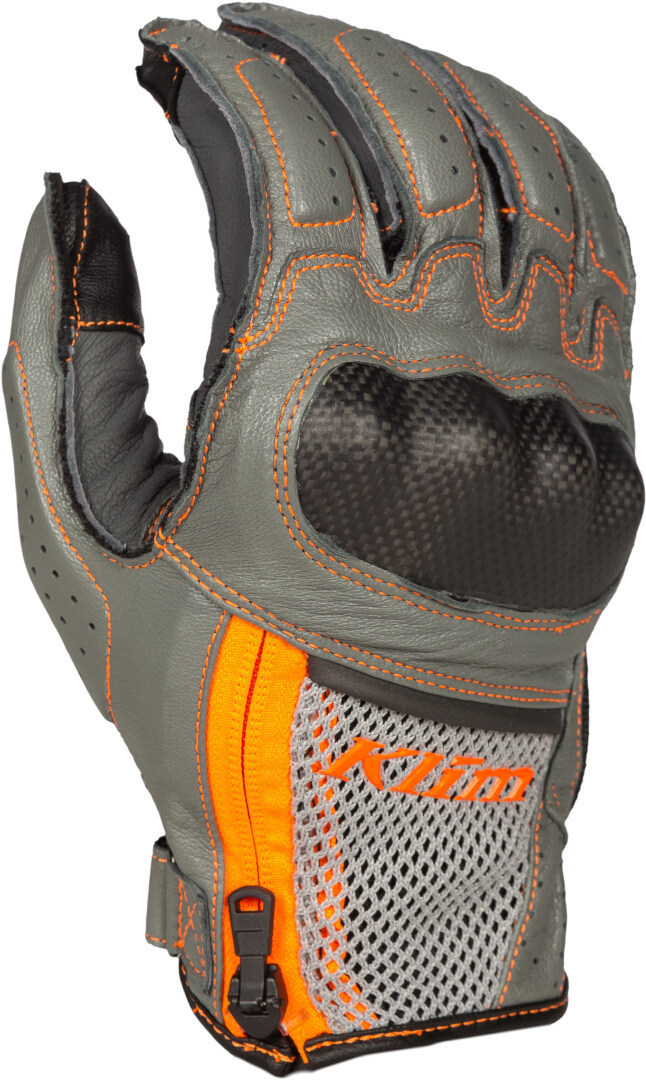 Klim Induction Motorrad Handschuhe grau/orange M Abbildung 1