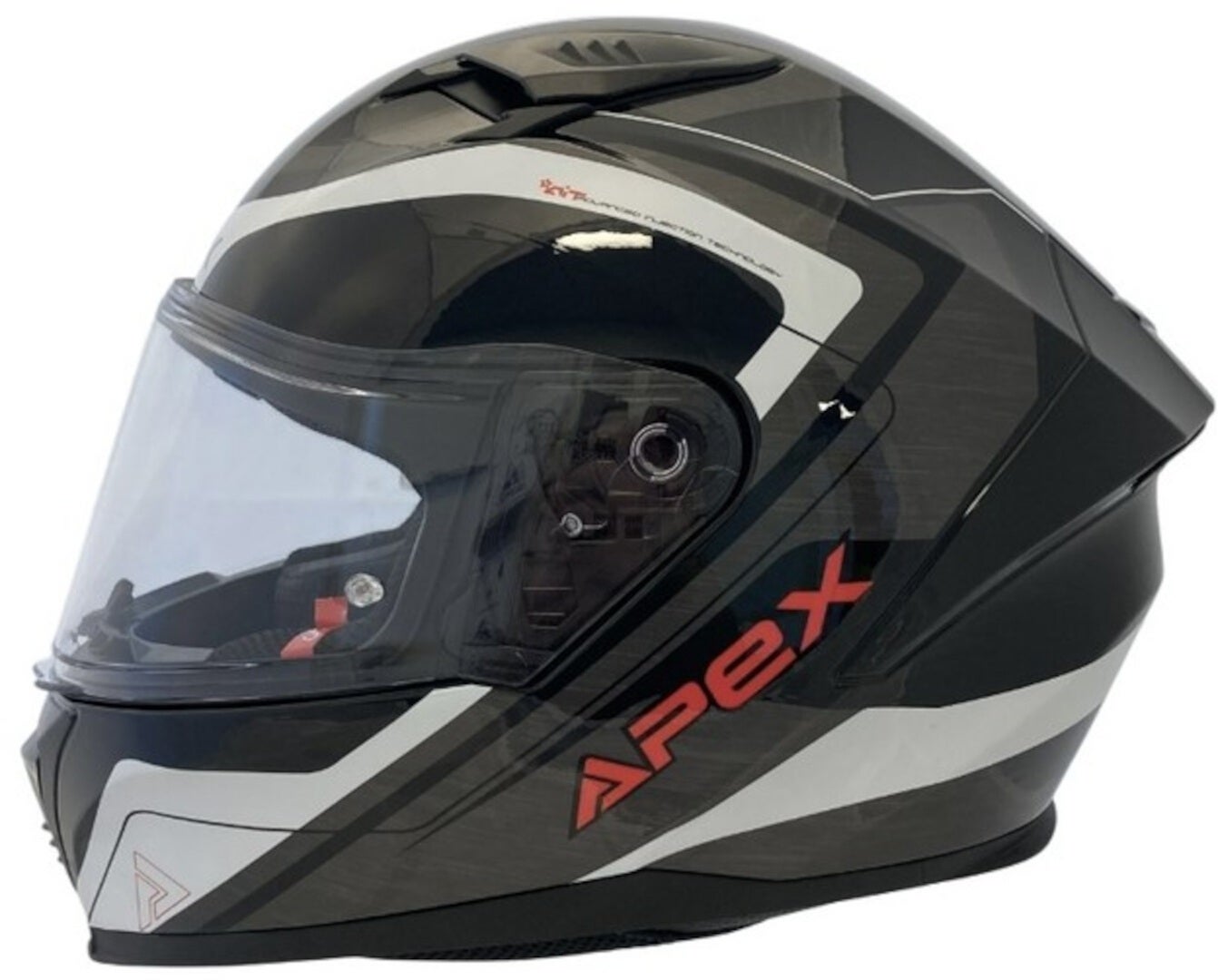 APEX FI100 Valencia Helmet black/grey/red XL (61/62) Figure 1