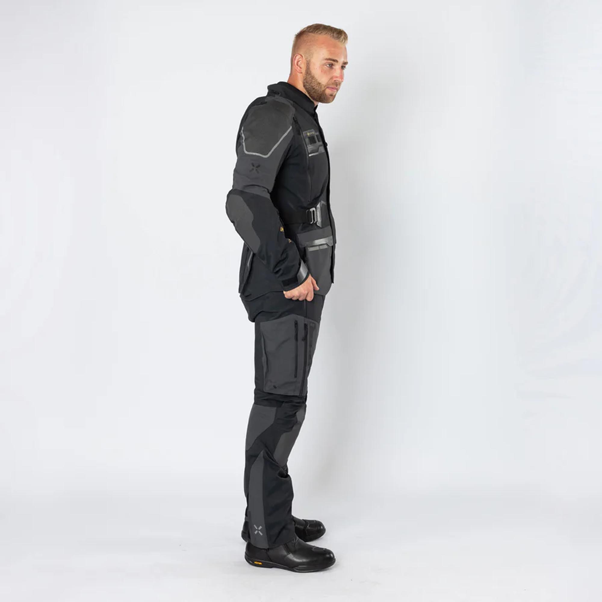 IXS Venture-GTX 1.0 Jachetă textilă impermeabilă pentru motociclete Negru/gri XS Figura 4