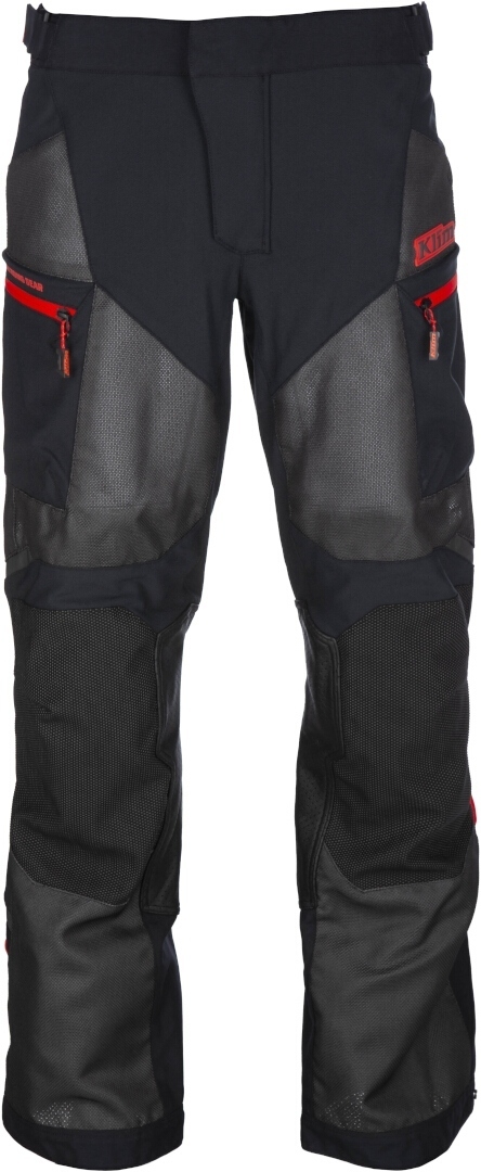 Klim Baja S4 2025 Enduro Enduro Mesh Motorcykel Textil Byxor svart/röd 44 Figur 5