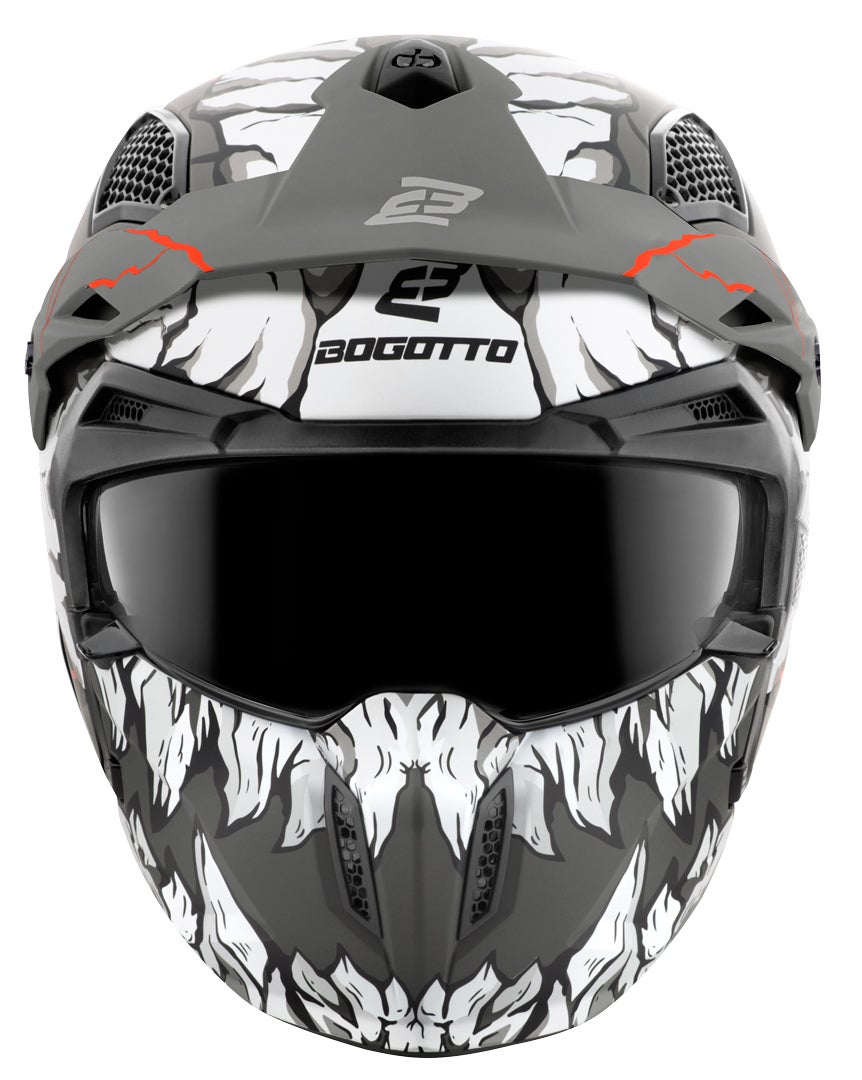 Bogotto Radic Skulash Helm grau/schwarz S Abbildung 12