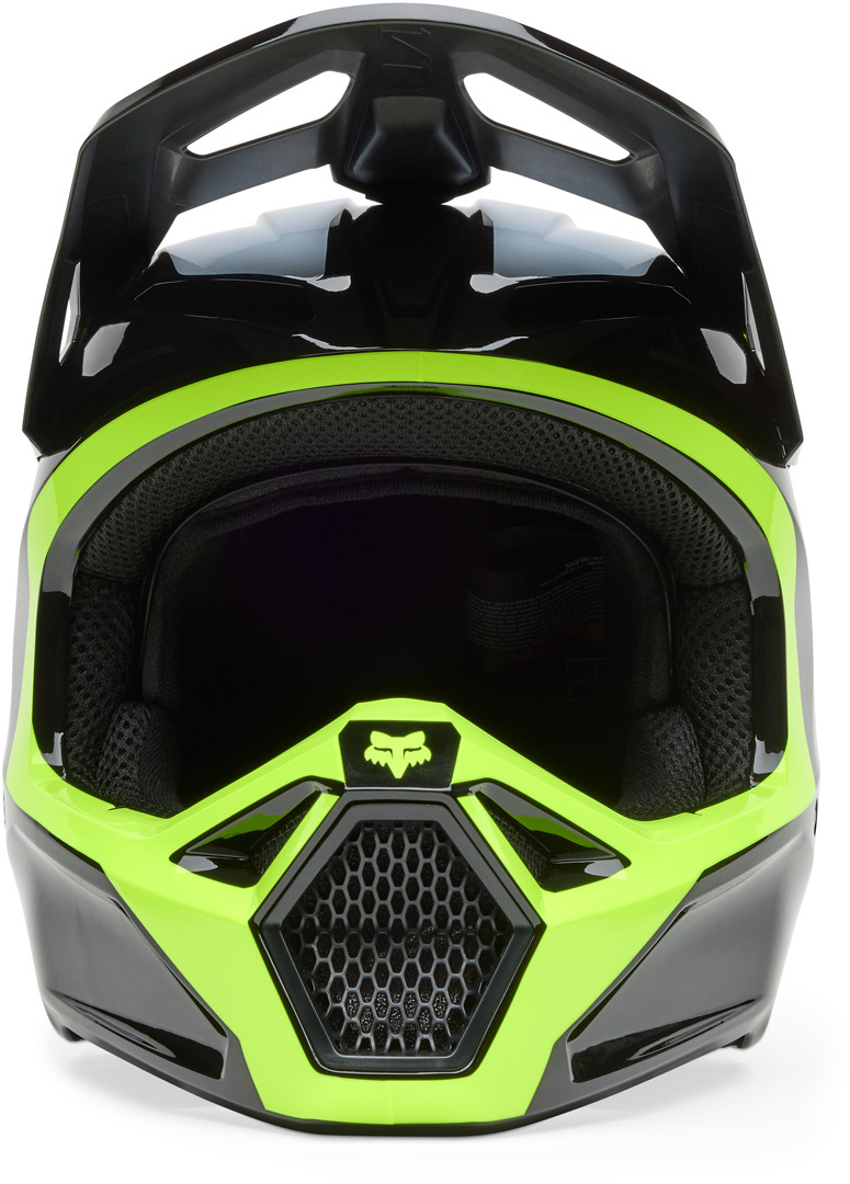 FOX V1 Flow MIPS Motocross Helm schwarz/gelb M (57/58) Abbildung 5