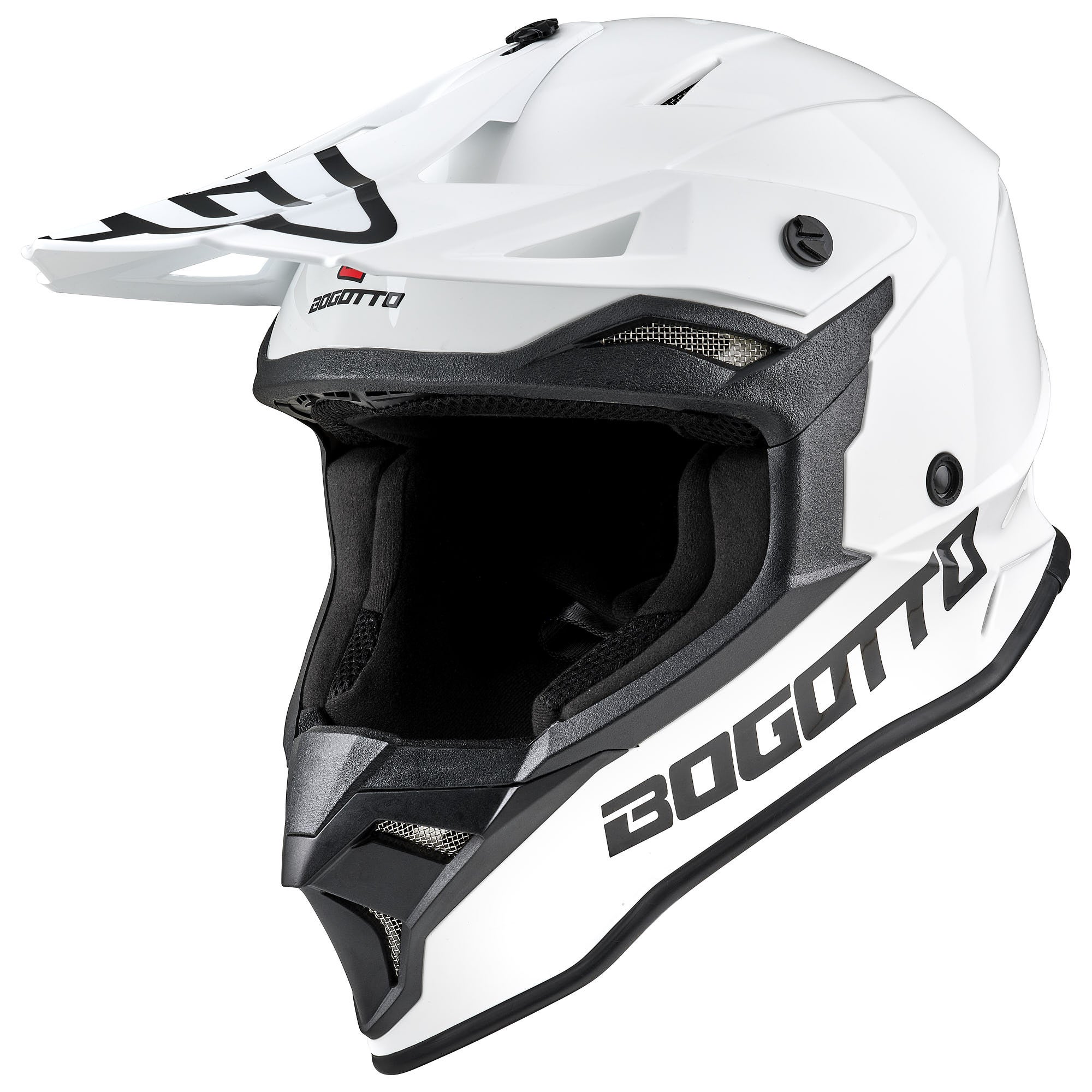 Bogotto H337 MX Motocross Helm weiß L (59/60) Abbildung 1