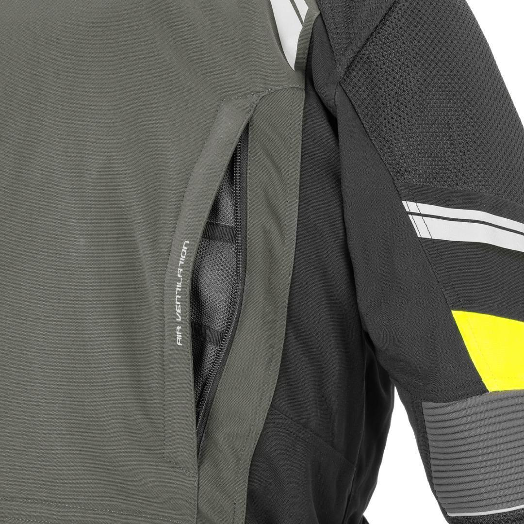 Büse Porto Motorcycle Textile Jacket black/white/neon-yellow 56 Figure 5
