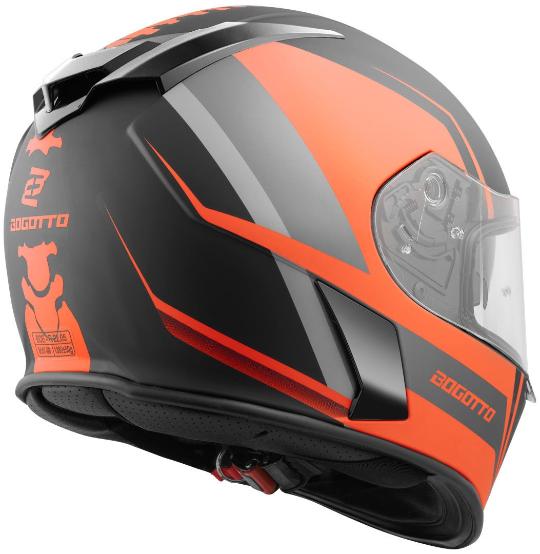 Bogotto V126 G-Evo Hjelm sort/orange M Figur 3