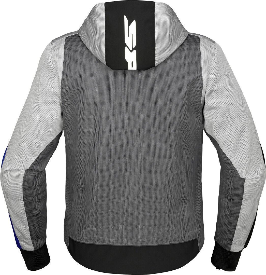 Spidi Net Motorfiets Hoodie zwart/grijs/blauw XL Figuur 2