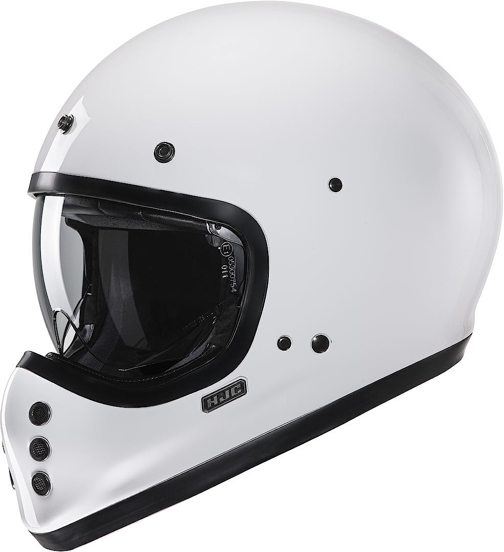 HJC V60 Solid Kypärä valkoinen L (58/59) Kuva 1