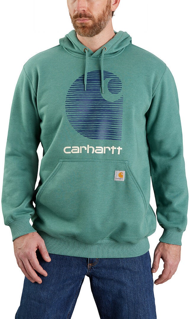 Carhartt Rain Defender C Logo Capuche Vert M Figure 2