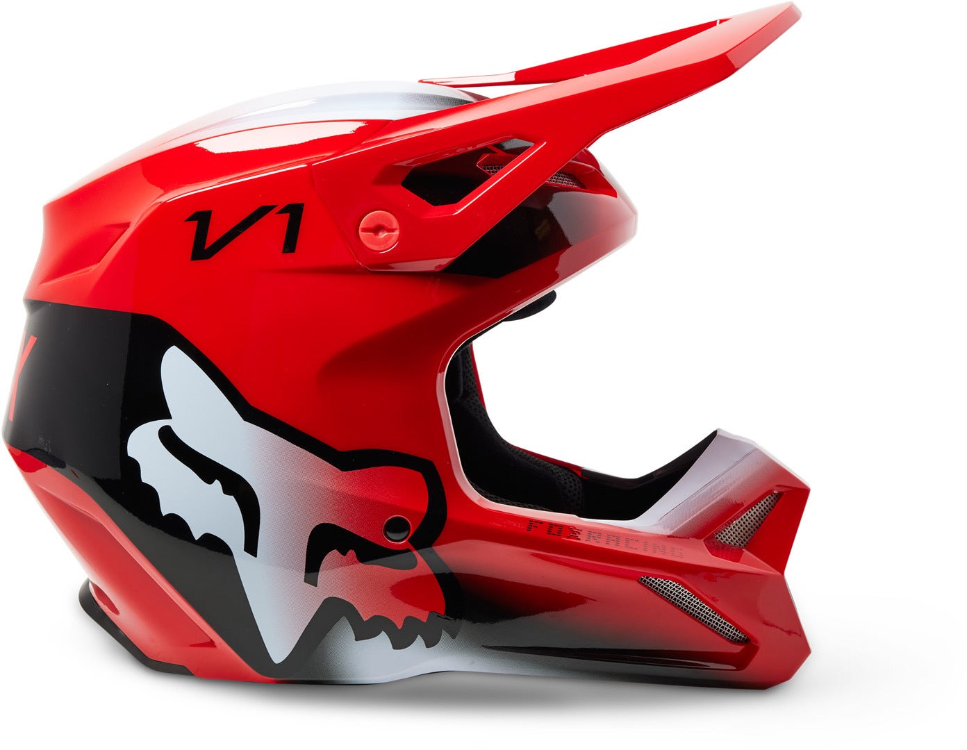 FOX V1 Toxsyk Youth Motocross Helmet red Y/M (49/50) Figure 6