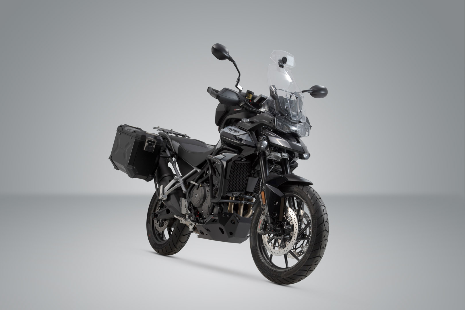 Sistem de carcasă din aluminiu SW-Motech TRAX ADV - Negru. 45/37L. Triumph Tiger 900/GT/Rally/Pro. Figura 2