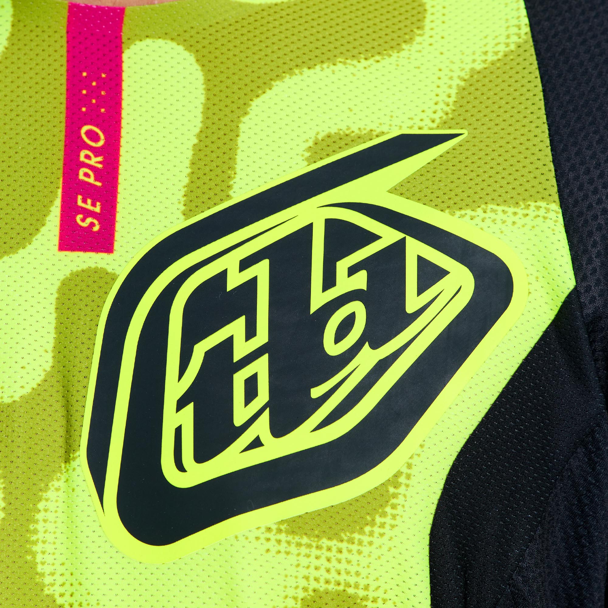 Troy Lee Designs SE Pro Myth Maillot Motocross Noir/Néon/Jaune L Figure 4