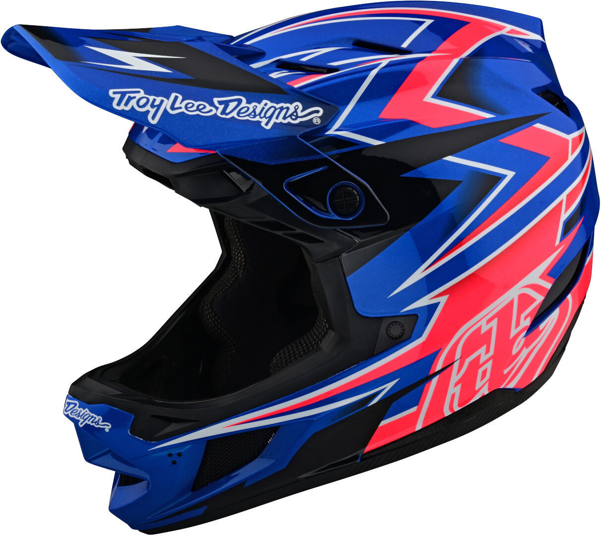 Troy Lee Designs D4 MIPS Composite Volt Casco de descenso Azul S (55/56) Figura 1