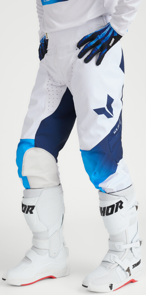 Thor Launchmode Storm Pantaloni da motocross bianco/blu 42 Figura 9