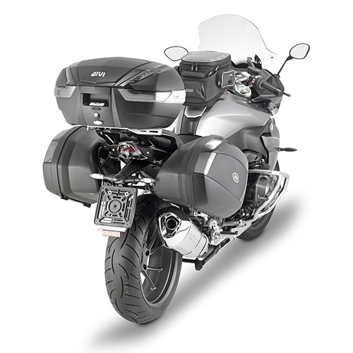 GIVI V47 Monokey Aluminiumtoppfodral svart/kol/genomskinlig 47 Ltr. Figur 2