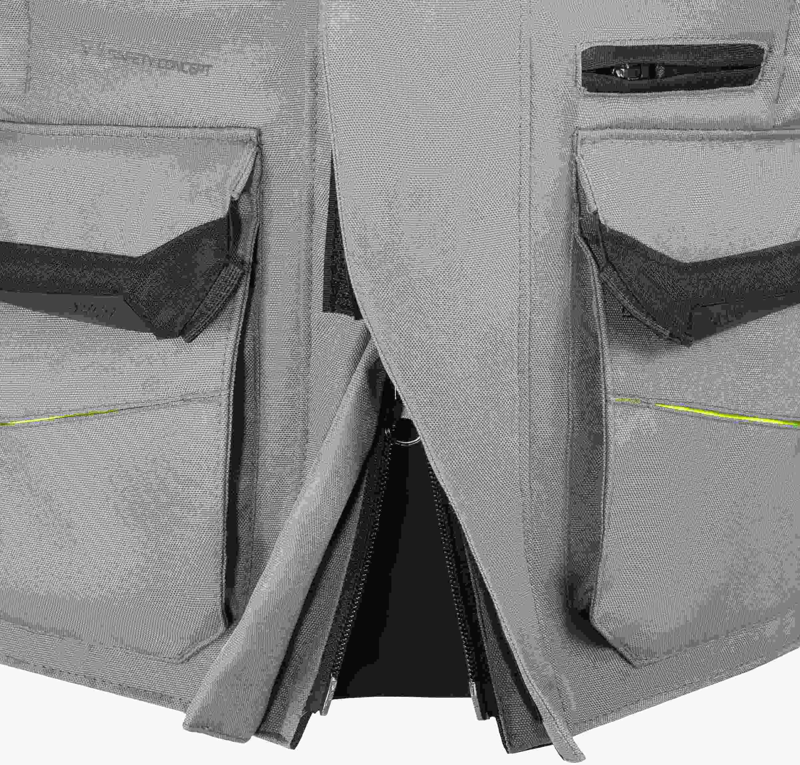 Seca Arrakis III waterproof Motorcycle Textile Jacket grey/black/yellow L Figure 12