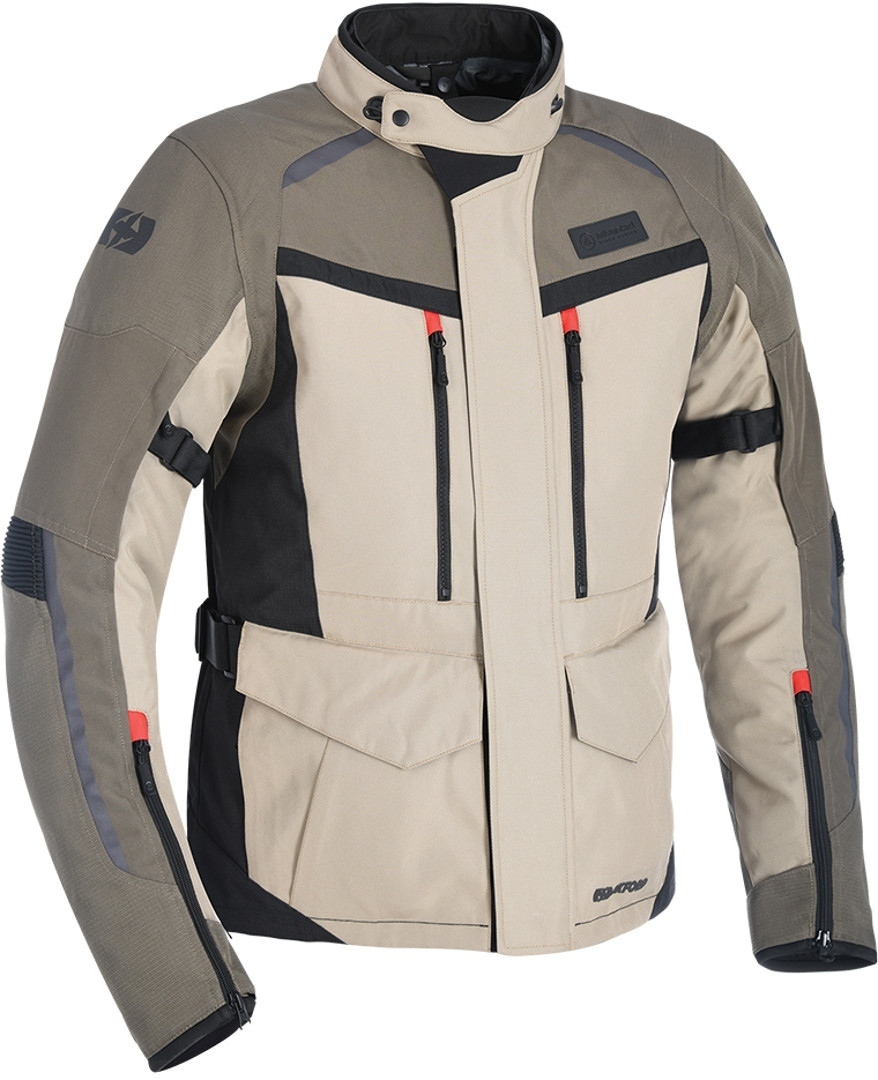 Oxford Continental Motorrad Textiljacke dunkelbraun/hellbraun M Abbildung 1