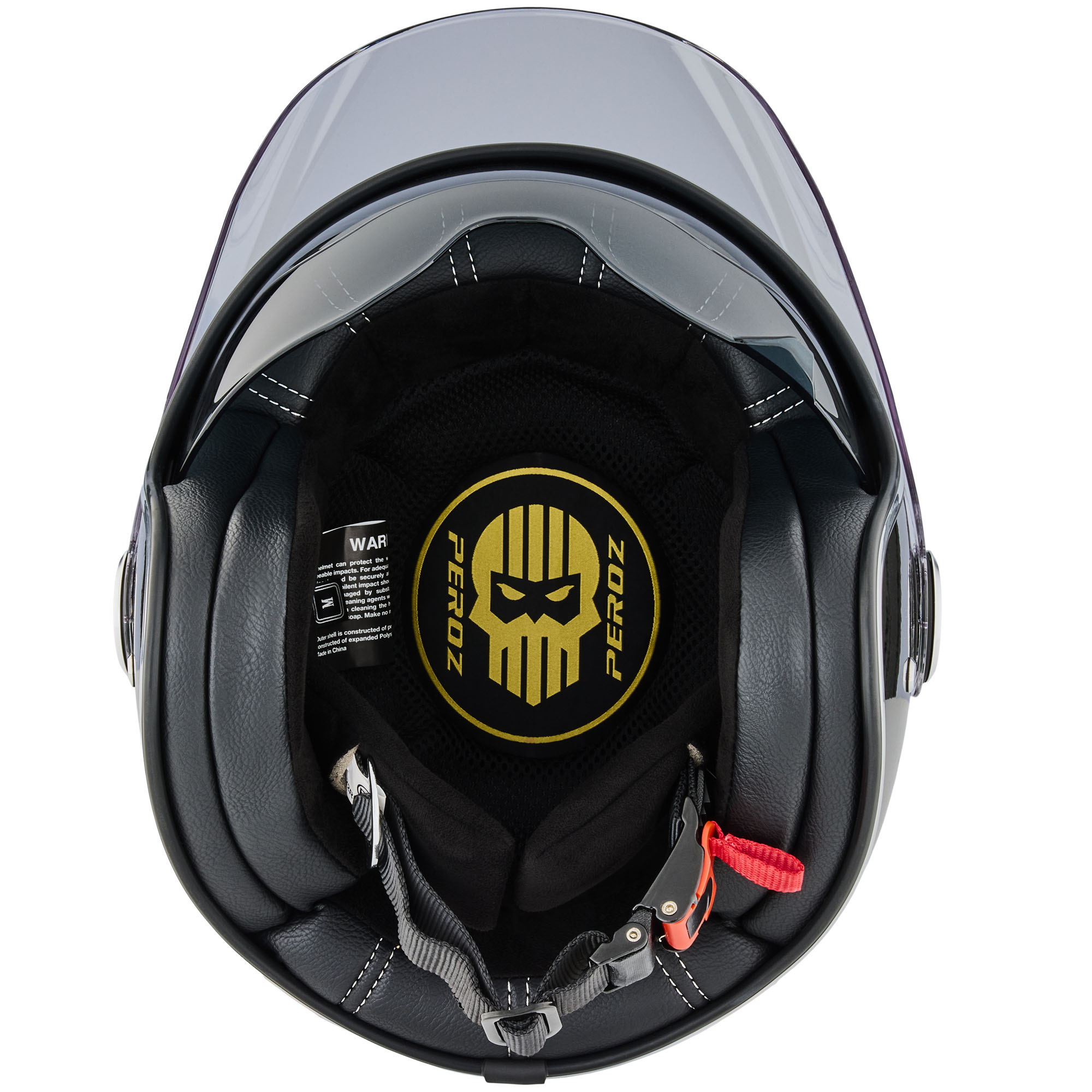 Peroz Viagi Open-Face Helmet black metallic L Figure 8