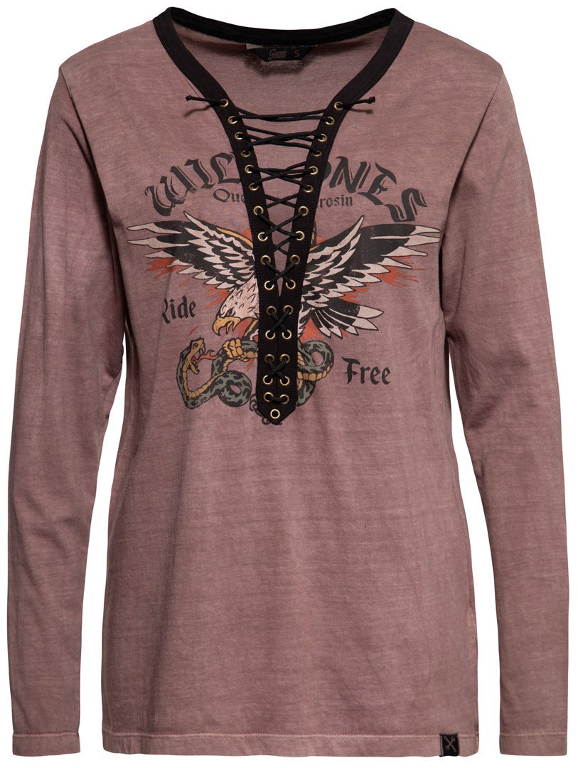 Queen Kerosin Wild Ones Ride Free Dames Longsleeve XS Figuur 1