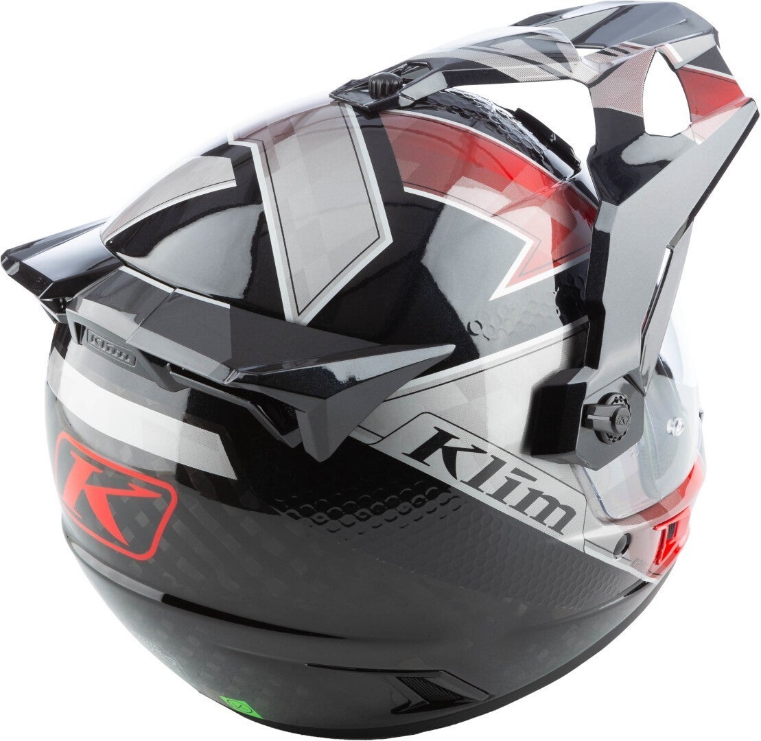 Klim Krios Pro Spectrum Carbon ECE/DOT Casco da enduro nero/rosso XL (61/62) Figura 8