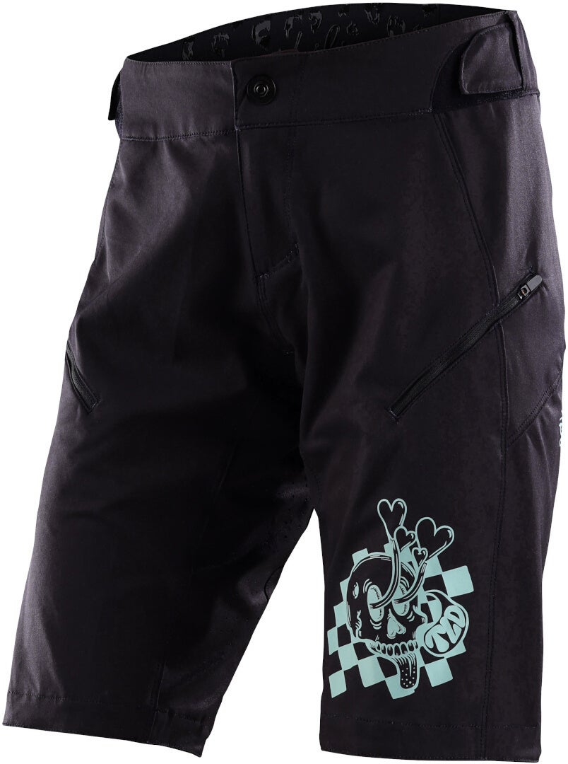 Troy Lee Designs Lilium Shell Micayla Gatto Black Ladies Велосипедные шорты M Рисунок 1