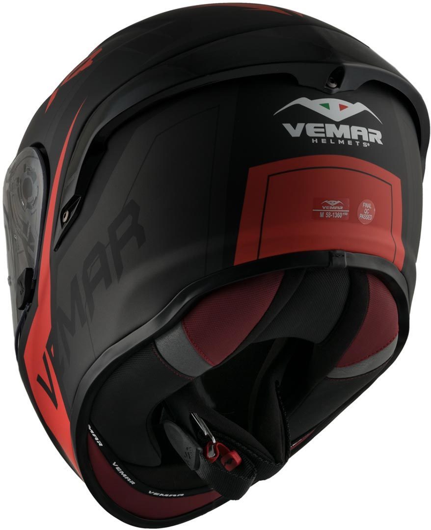 Vemar Hurricane Revenge Casco negro/rojo M (57/58) Figura 5