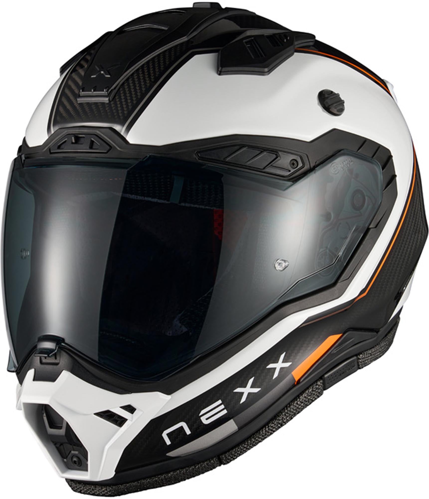 Nexx X.Rally Raid Carbon Casque d’enduro Noir/Blanc/Orange XL (61/62) Figure 4