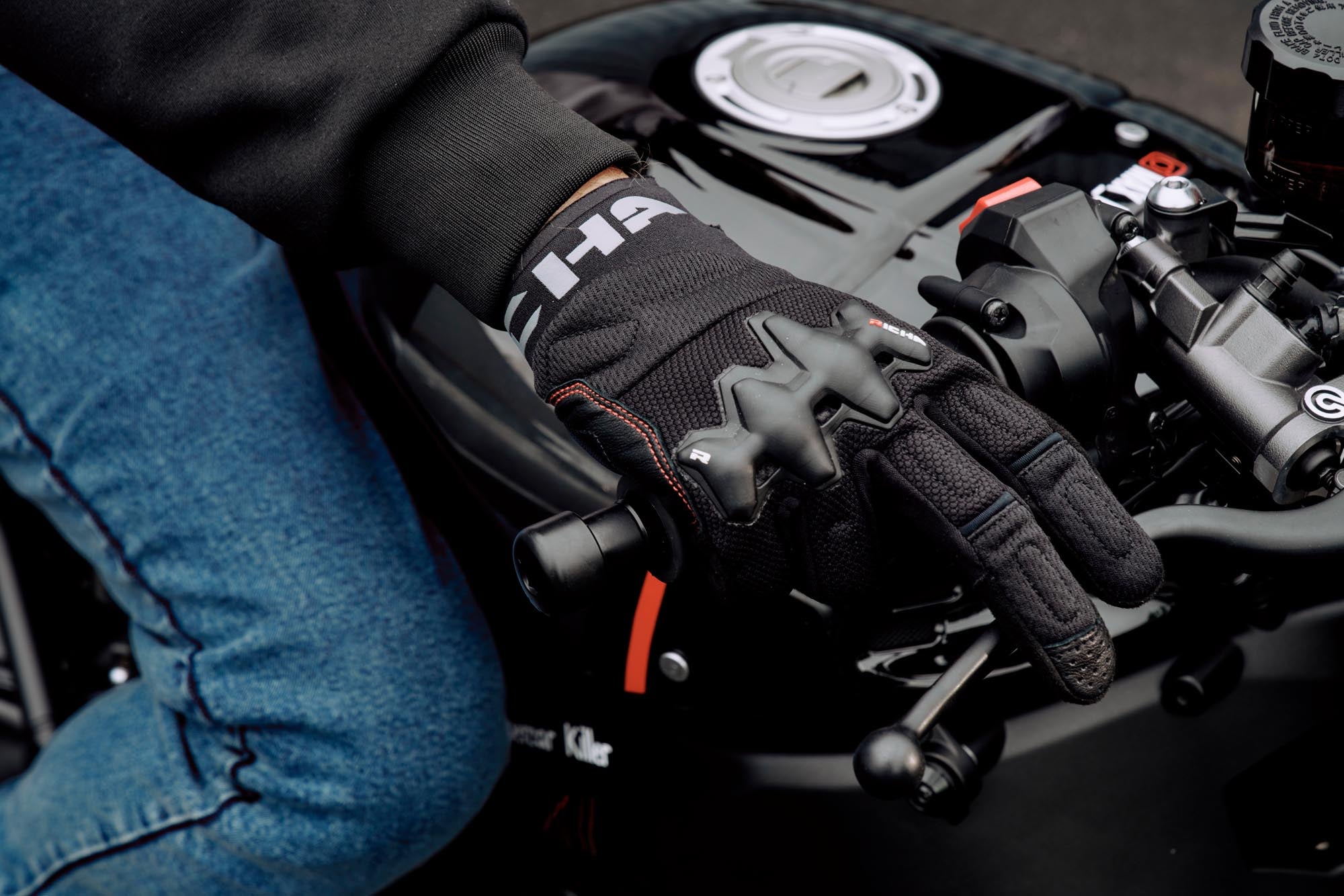Richa Jetstream Motorcycle Gloves black 2XL Figure 4