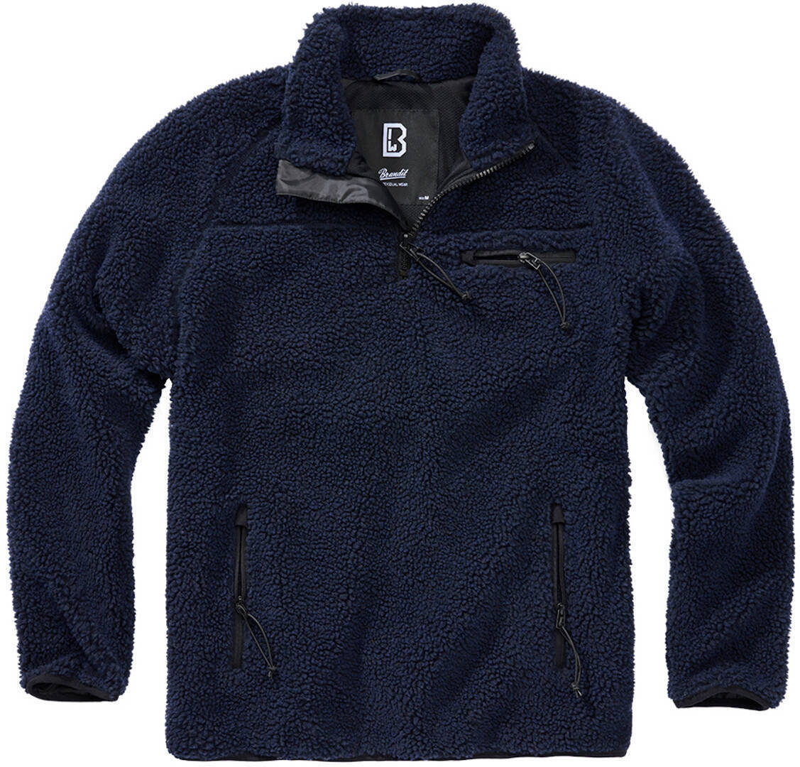 Brandit Teddyfleece Pullover navy blue 3XL Figure 1
