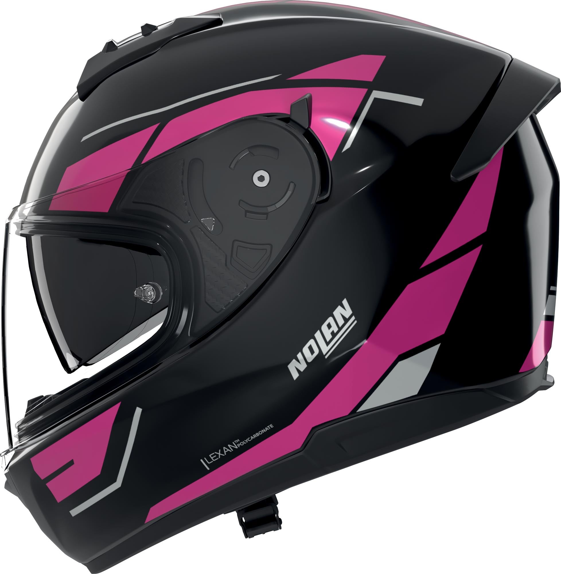 Nolan N60-6 Sincrono Hjelm sort/pink XS (55) Figur 3