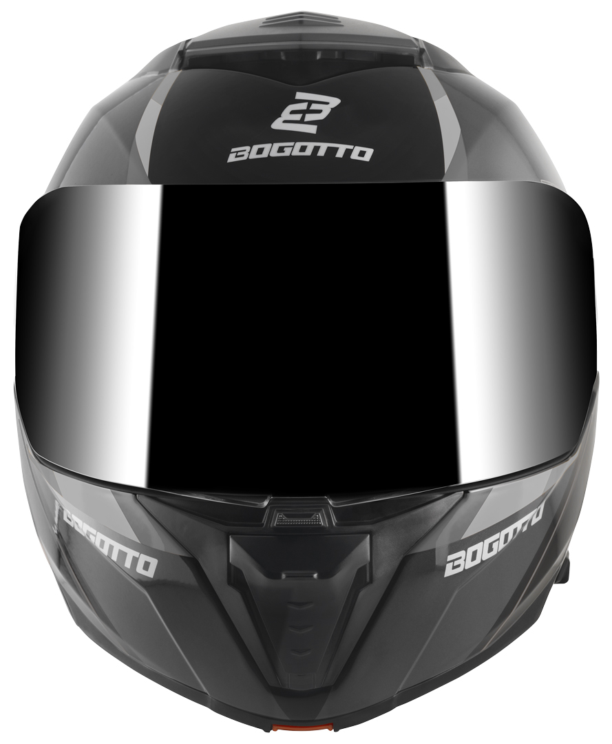 Bogotto FF404 Ezion Cască Flip-Up Negru mat/gri L Figura 5