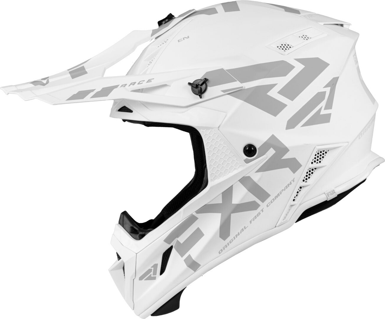 FXR Helium Prime 2023 Motorcross helm Wit M (57/58) Figuur 2
