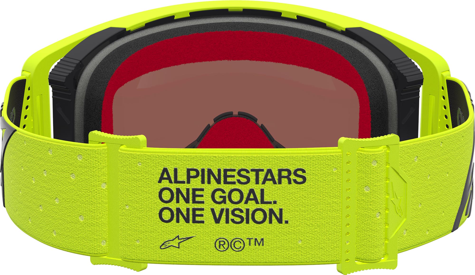 Alpinestars Supertech Vesta Mirror Occhiali da motocross Giallo/nero neon Figura 2