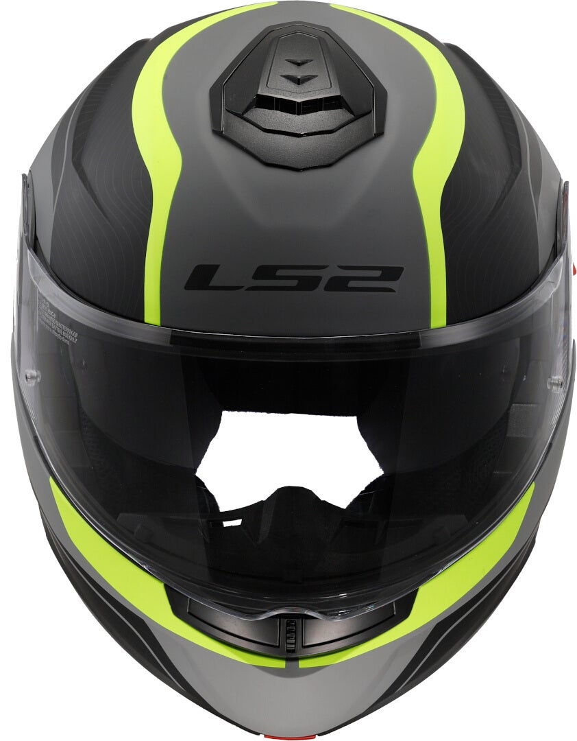 LS2 FF908 Strobe II Monza Casque noir mat/gris/jaune néon XL (61/62) Figure 7