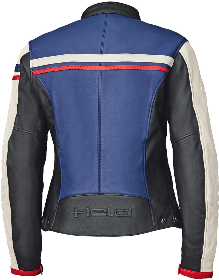 Held Midway Ladies Motorcycle Leather Jacket blue/red/white 42 Figure 2