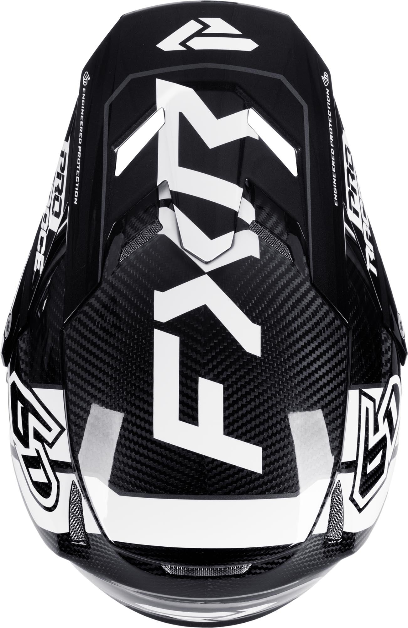 FXR 6D ATR-3 Carbon Motocross Helmet black/white L Figure 2
