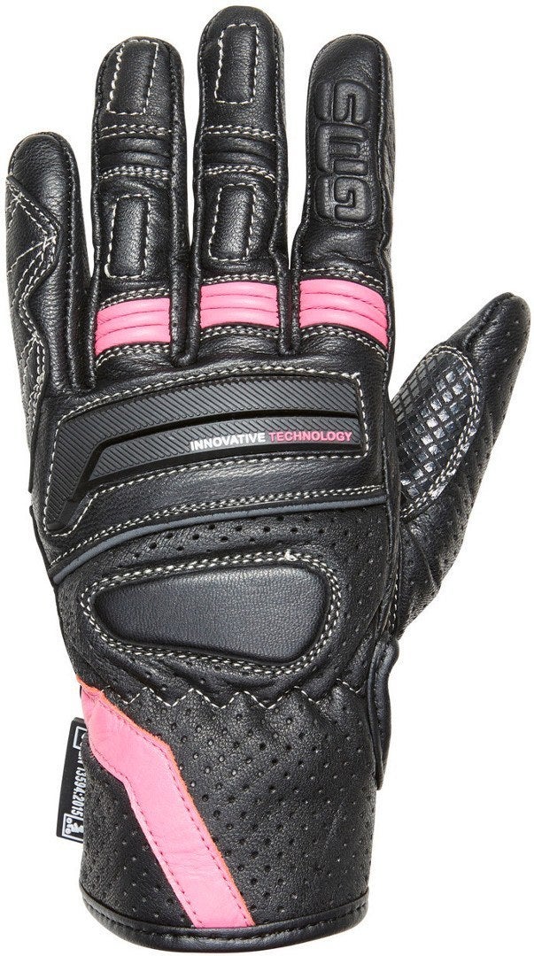 GMS Navigator Damen Motorradhandschuhe schwarz/pink M Abbildung 1