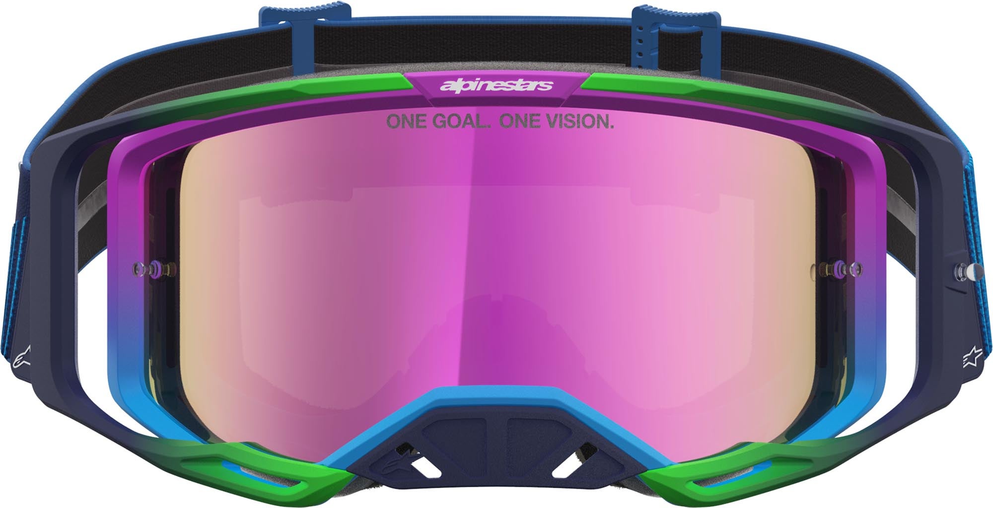 Alpinestars Vision 8 Maven Mirror Occhiali da motocross blu/viola Figura 4