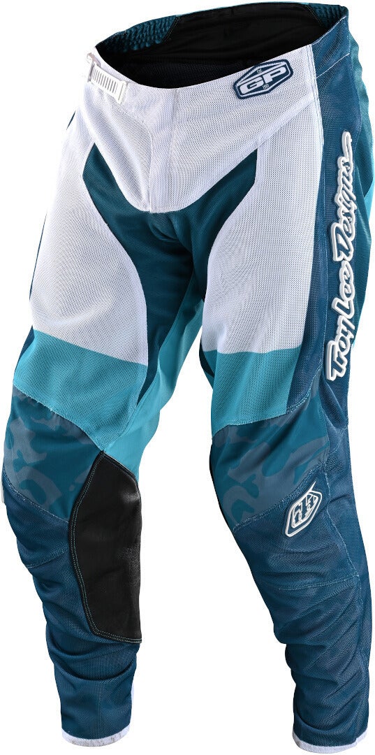 Troy Lee Designs GP Air Veloce Camo Motocross Pants blue/white 38 Figure 1