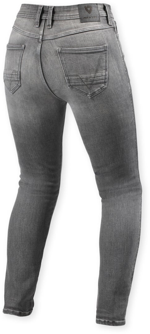 Revit Shelby 3 Skinny Dame Motorcykel Jeans grå 28/30 Figur 2